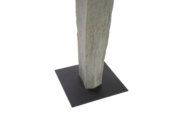 Phillips Collection Cast Colossal Women Sculpture - Lightweight Abstract Design in Splinter Stone Finish, 89" Tall PH103393