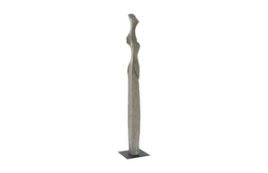 Phillips Collection Cast Colossal Women Sculpture - Lightweight Abstract Design in Splinter Stone Finish, 89" Tall PH103393