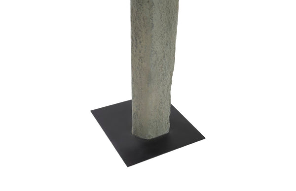 Phillips Collection Cast Colossal Gray Woman Sculpture E - Stunning Abstract Design, Vintage Finish for Elegant Spaces PH103465