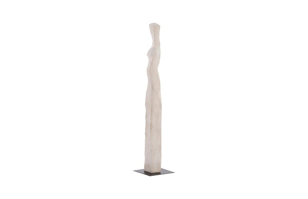 Phillips Collection Cast Colossal Women Sculpture - Elegant Abstract Form in Roman Stone Finish for Modern Interiors PH103466