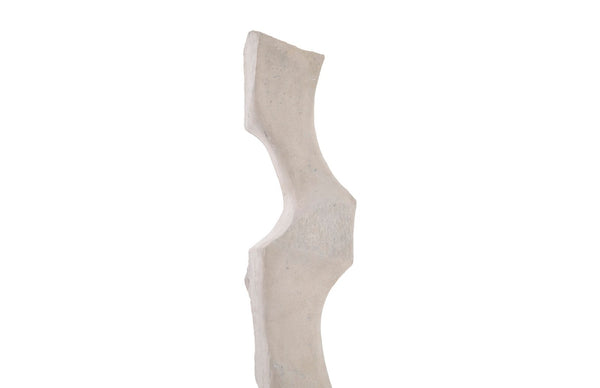 Phillips Collection Cast Colossal Women Sculpture - Elegant Abstract Form in Roman Stone Finish for Modern Interiors PH103466
