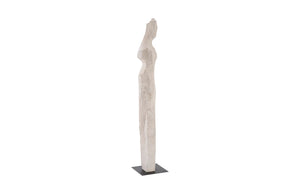 Phillips Collection Cast Colossal Women Sculpture - Abstract Roman Stone Design for Grand Spaces & Timeless Appeal PH103468