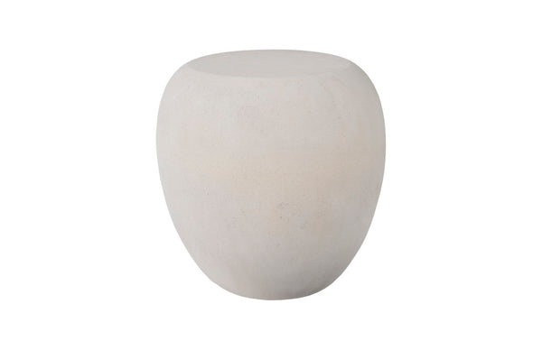 Phillips Collection River Stone Side Table - Organic Elegance with Smooth Contours for Modern Living Spaces and Accents Roman Stone PH103554