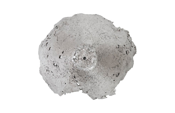 Phillips Collection Jagged Splash Bowl Wall Art - Stunning Silver Leaf Sculpture For Modern Organic Home Décor Silver Resin Composite Ph103661
