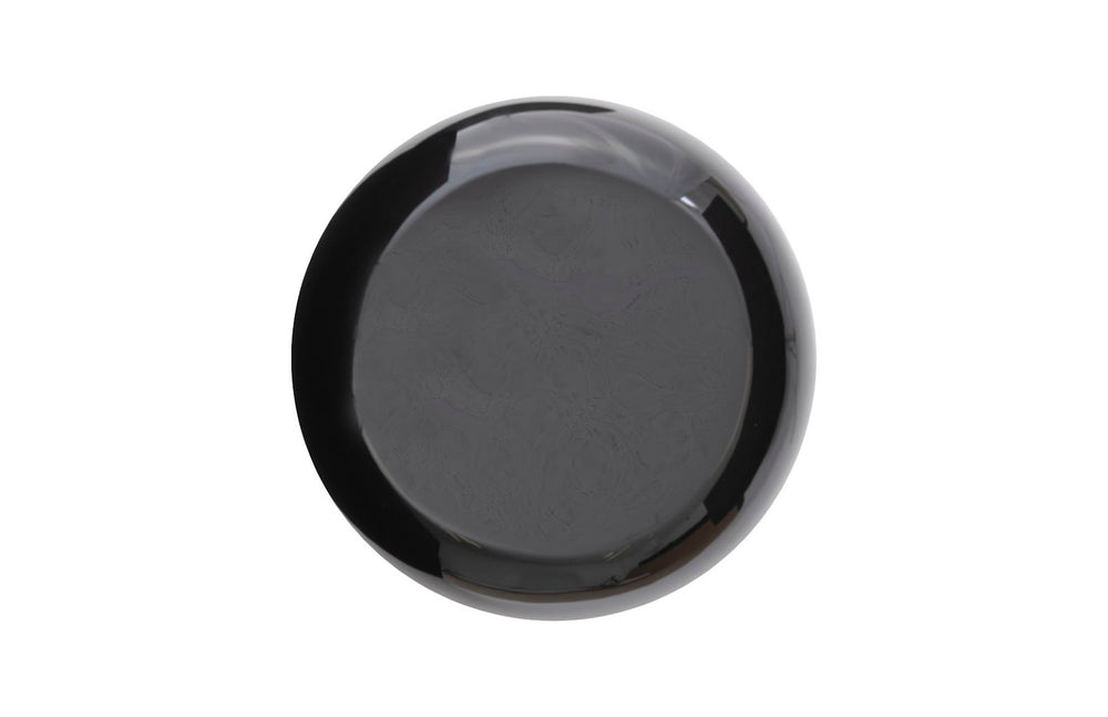 Phillips Collection River Stone Side Table - Modern Organic Design in Deep Gel Coat Black for Stylish Interiors PH103926