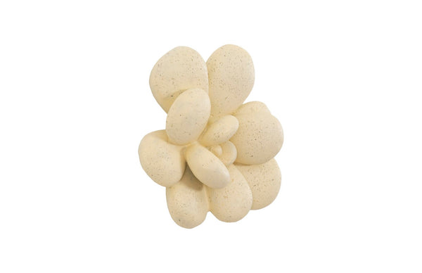 Phillips Collection Oviferum Succulent Wall Art - Modern Floral Sculpture For Unique Gallery Displays & Organic Style Yellow Resin Ph104155