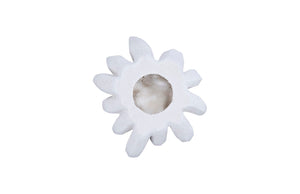 Phillips Collection Compactum White Stone Succulent Wall Art - Modern Organic Floral Sculpture For Gallery Displays White Resin,Resin Composite Ph104156