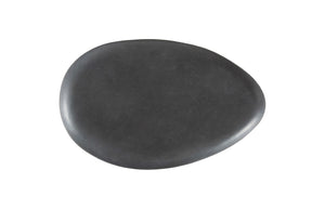 Phillips Collection River Stone Coffee Table – Sculptural Design with Smooth Silhouette for Modern Organic Living Spaces Charcoal Stone, Large PH104195