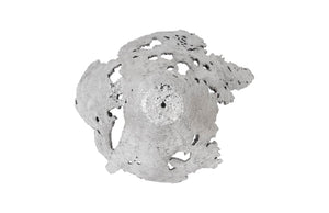 Phillips Collection Perforated Splash Bowl Wall Art in Silver Leaf Finish – Modern Organic Decor for Gallery Walls PH104251