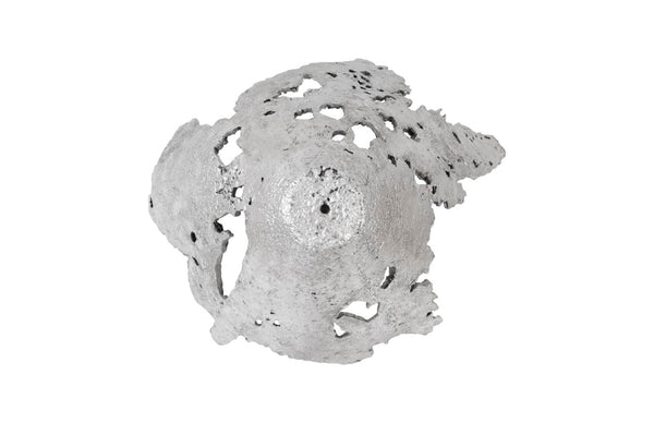 Phillips Collection Perforated Splash Bowl Wall Art in Silver Leaf Finish – Modern Organic Decor for Gallery Walls PH104251