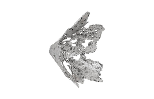 Phillips Collection Perforated Splash Bowl Wall Art in Silver Leaf Finish – Modern Organic Decor for Gallery Walls PH104251