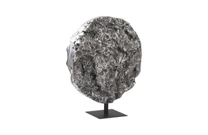Phillips Collection Cast Root Organic Form Floor Sculpture Antique Silver Resin Entryway Statement Piece PH104319