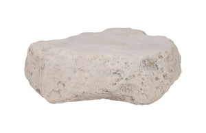 Phillips Collection Cast Boulder Coffee Table – Small Roman Stone Finish, Artisan-crafted, Weather-resistant Design Off White Resin Composite Ph104327