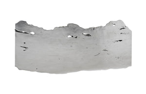 Phillips Collection Waterfall Desk in Silver Leaf Finish – Modern Organic Design with Flowing Edges for Home Office Elegance PH104338