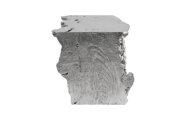 Phillips Collection Waterfall Desk in Silver Leaf Finish – Modern Organic Design with Flowing Edges for Home Office Elegance PH104338