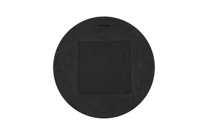 Phillips Collection Circular Cracked Mirror - Modern Black & Gold Decorative Wall Art for Stylish Home Accents PH104346