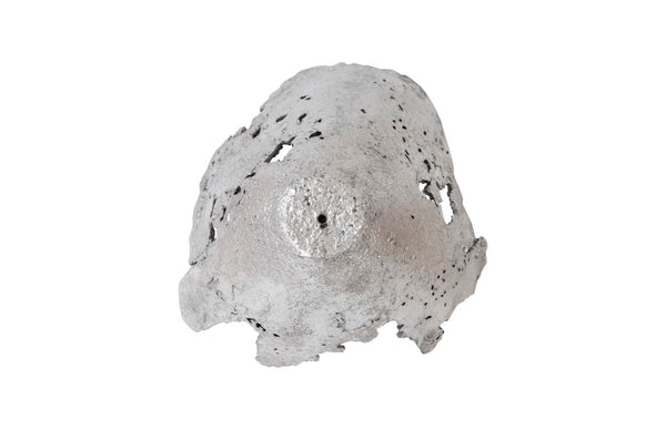 Phillips Collection Semi-Perforated Splash Bowl Wall Art in Silver Leaf - Modern Organic Sculpture for Stylish Decor PH105203
