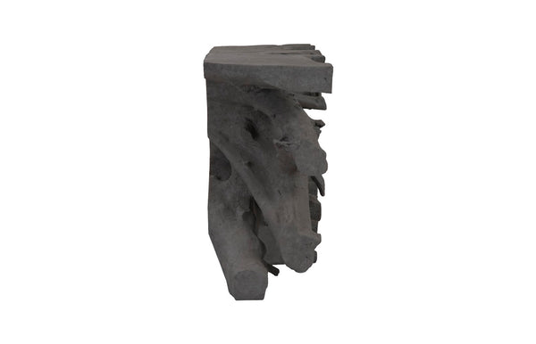Phillips Collection Beau Cast Root Console Table - Sculptural, Durable Design Perfect for Entryways and Living Rooms Charcoal Stone PH105205