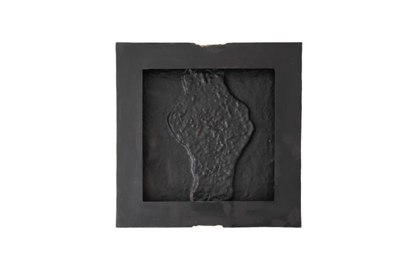 Phillips Collection Geode Texture Panel In Black And Gold – Modern Organic Wall Art For Stunning Home Decor Statement Black,Gold Resin Ph105375