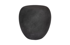 Phillips Collection River Stone Side Table - Organic Elegance with Smooth Contours for Modern Living Spaces and Accents Charcoal Stone PH106577