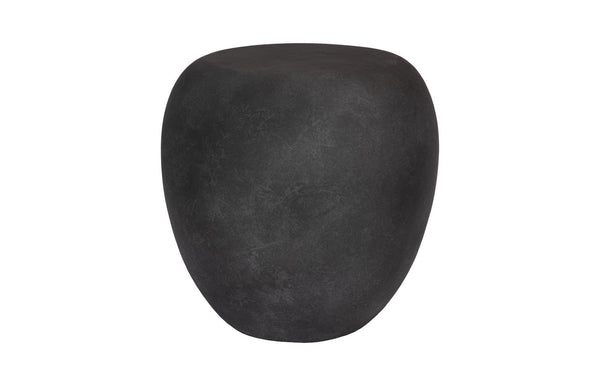 Phillips Collection River Stone Side Table - Organic Elegance with Smooth Contours for Modern Living Spaces and Accents Charcoal Stone PH106577