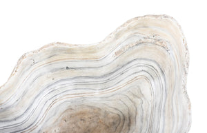 Phillips Collection Cast Gray Onyx Bowl - Sculptural Decorative Accent for Modern Interiors, Ideal for Tabletop Styling Faux Finish, Small PH106688