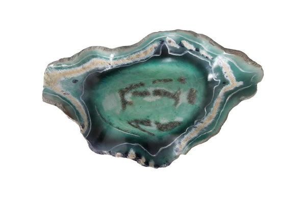 Phillips Collection Cast Onyx Fluorite Bowl - Hand-Painted Decorative Accent for Modern Interiors, Lightweight & Unique PH106694