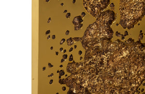 Phillips Collection Splotch Decorative Wall Art - Modern Organic Design With Stunning Gold Leaf Finish For Unique Spaces Gold Resin Ph107319