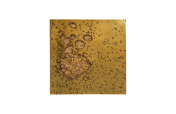 Phillips Collection Splotch Decorative Wall Art - Modern Organic Design With Stunning Gold Leaf Finish For Unique Spaces Gold Resin Ph107319