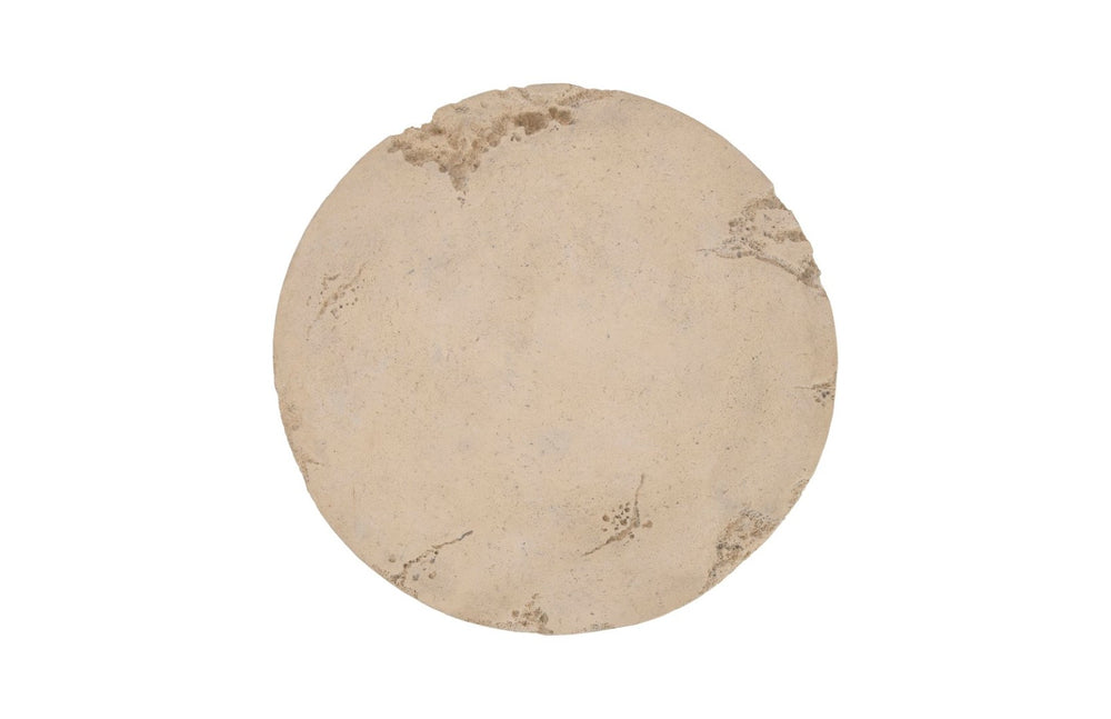 Phillips Collection Formation Coffee Table - Stylish Off-White Roman Stone Design, Durable, Weather-Resistant Centerpiece PH108493