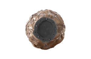 Phillips Collection Drape Planter - Hypnotizing Composite Design With Elegant Fabric-like Texture For Modern Spaces Bronze Resin Ph108837