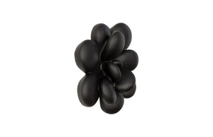 Phillips Collection Oviferum Succulent Wall Art - Modern Floral Sculpture For Unique Gallery Displays & Organic Style Black Resin Ph111558