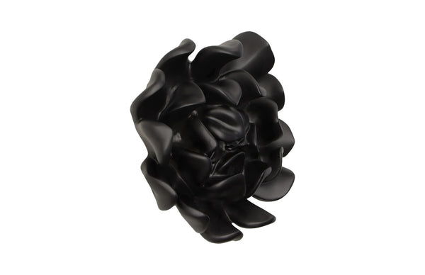 Phillips Collection Topsy Turvy Succulent Wall Art - Modern Organic Floral Sculpture For Unique Home Décor Displays Black Resin Ph111561