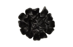 Phillips Collection Topsy Turvy Succulent Wall Art - Modern Organic Floral Sculpture For Unique Home Décor Displays Black Resin Ph111561