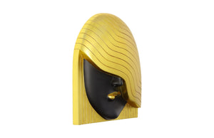 Phillips Collection Fashion Faces Wall Art - Chic Resin Décor Piece With Striking Style To Elevate Your Space Elegantly Black,Gold Resin Ph112030