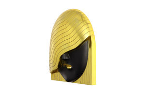 Phillips Collection Fashion Faces Wall Art - Chic Resin Décor Piece With Striking Style To Elevate Your Space Elegantly Black,Gold Resin Ph112031