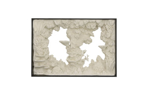 Phillips Collection Reef Framed Console: Stunning Statement Piece To Elevate Contemporary Spaces With Organic Style Off White Resin Ph112035