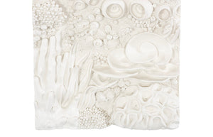 Phillips Collection Coral Reef Wall Art - Stunning Ocean-inspired Design With Natural White Finish And Iron Frame Off White Resin Ph112036