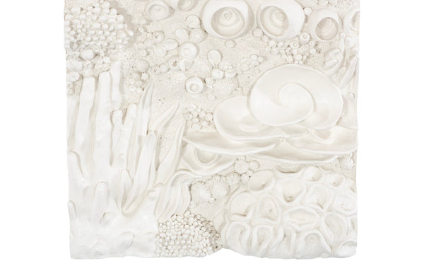 Phillips Collection Coral Reef Wall Art - Stunning Ocean-inspired Design With Natural White Finish And Iron Frame Off White Resin Ph112036