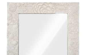 Phillips Collection Reef Mirror - Elegant Full-length Design For A Beachy Rustic Look Or Sophisticated Wall Display Off White Resin Ph112037