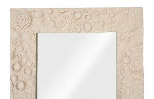 Phillips Collection Reef Mirror - Elegant Full-length Design For A Beachy Rustic Look Or Sophisticated Wall Display Off White Resin Ph112038