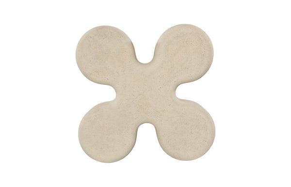 Phillips Collection Clover Coffee Table In Roman Stone – Elegant Artisan Design For Modern And Classic Living Spaces Off White Resin Ph112765