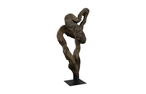 Phillips Collection Cast Teak Root Sculpture - Stunning Organic Artistry With Bronze Powder Finish For Unique Décor Bronze,Brown,Black Resin Ph112767