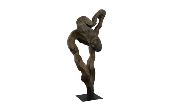 Phillips Collection Cast Teak Root Sculpture - Stunning Organic Artistry With Bronze Powder Finish For Unique Décor Bronze,Brown,Black Resin Ph112767