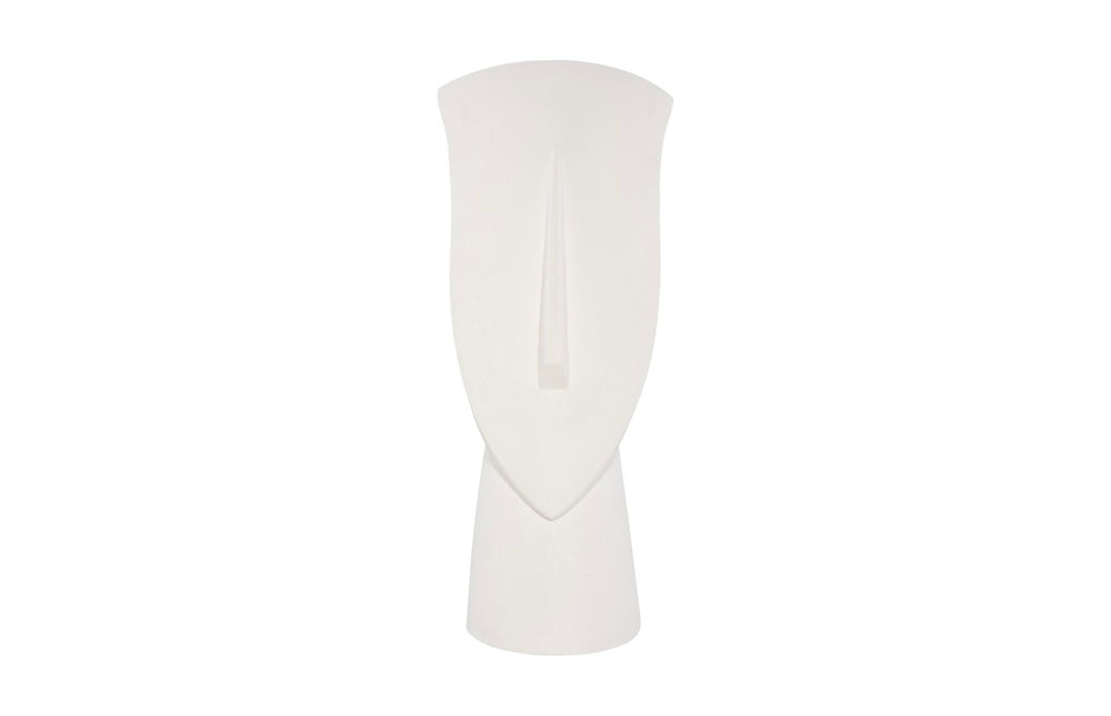 Phillips Collection Cycladic Head Sculpture - Modern Greek Artistry in Off-White Stone for Timeless Home Decor Accent PH113444