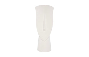 Phillips Collection Cycladic Head Sculpture - Modern Greek Artistry in Off-White Stone for Timeless Home Decor Accent PH113444