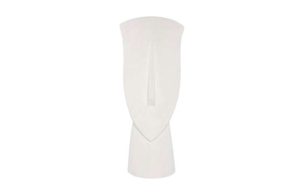 Phillips Collection Cycladic Head Sculpture - Modern Greek Artistry in Off-White Stone for Timeless Home Decor Accent PH113444