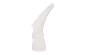Phillips Collection Cycladic Head Sculpture - Modern Greek Artistry in Off-White Stone for Timeless Home Decor Accent PH113444