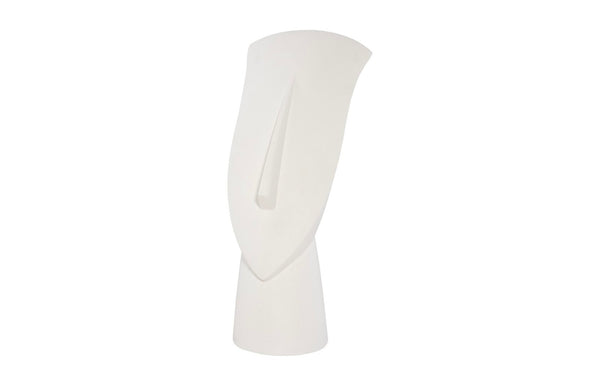 Phillips Collection Cycladic Head Sculpture - Modern Greek Artistry in Off-White Stone for Timeless Home Decor Accent PH113444