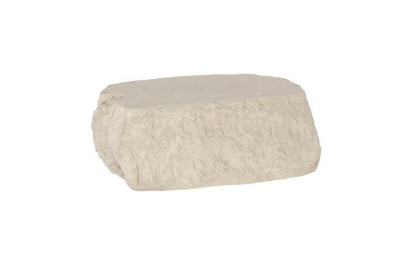 Phillips Collection Quarry Coffee Table - Bold Organic Design With Rustic Charm And Lightweight Durability For Any Space Off White Resin Ph113600